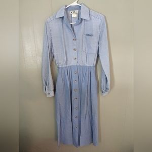 Vintage Willi of California chambray midi dress